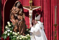 Vatikan, Rom Ostermesse 2022  Papst Franziskus I.