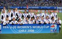Fussball Frauen FIFA U 20  WM  2008     SIEGEREHRUNG