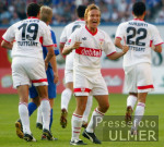 FUSSBALL 1. Bundesliga  Hansa-VfB JUBEL VfB