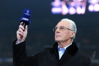 Fussball CHL  Saison 2010/2011: Franz Beckenbauer (FC Bayern Muenchen) , TV Experte