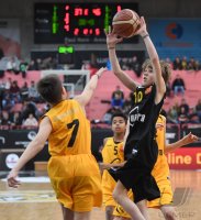 Basketball 1. Bundesliga 17/18 Hauptrunde: Walter Tigers Tuebingen - Eisbaeren Bremerhaven