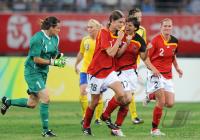 FUSSBALL  Olympia 2008   Viertelfinale  Frauen   Schweden - Deutschland