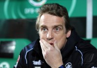 Fussball DFB Pokal, Saison 2011/2012, Halbfinale:  Trainer Mike Bueskens (Greuther Fuerth)