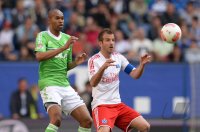 Fussball, 1. Bundesliga Saison 2012/2013: Hamburger SV - VfL Wolfsburg