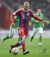 Fussball, 1. Bundesliga  Saison 2014/2015: SV Werder Bremen - FC Bayern Muenchen