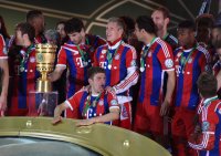 Fussball Pokalfinale 13/14: Borussia Dortmund - FC Bayern Muenchen