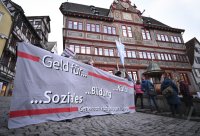 DGB Kundgebung auf dem Tuebinger Marktplatz