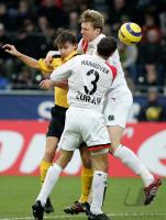 Fussball 1. Bundesliga: Dortmund - Hannover, Zweikampf