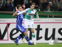 Fussball, 1. Bundesliga: Bremen - Schalke