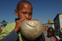 Strassenfussballer in RSA;  FIFA Confed Cup 2009