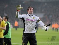 Fussball 1. Bundesliga  Saison 2010/2011:  JUBEL Torwart Roman Weidenfeller (Borussia Dortmund)