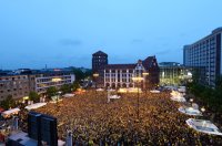 Fussball Champions League Finale 2013:  Borussia Dortmund - FC Bayern Muenchen, PUBLIC VIEWING