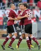 Fussball 1. Bundesliga, Saison 2011/2012:  1 FC Nuernberg - VfB Stuttgart