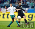 Fussball 1. Bundesliga: Wolfsburg - Bremen