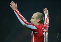 Fussball CHL  Saison 2010/2011:  Arjen Robben (FC Bayern Muenchen)