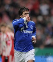 Fussball DFB Pokal 10/11 : JUBEL Raul (FC Schalke 04)