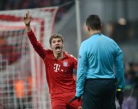 FUSSBALL INTERNATIONAL CHL ACHTELFINALE 12/13: Thomas Mueller (FC Bayern Muenchen)