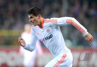 Fussball 1. Bundesliga  Saison 2012/2012: Mario Gomez (FC Bayern Muenchen)