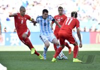 FUSSBALL WM 2014, ACHTELFINALE: Argentinien - Schweiz