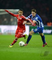 Fussball 1. Bundesliga  Saison 2013/2014: Hertha BSC Berlin - FC Bayern Muenchen
