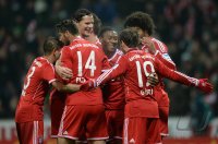 Fussball, 1. Bundesliga  Saison 2013/2014: SV Werder Bremen - FC Bayern Muenchen