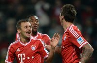 Fussball, 1. Bundesliga  Saison 2013/2014: SV Werder Bremen - FC Bayern Muenchen