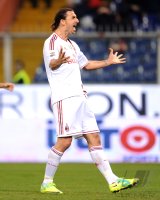 FUSSBALL SERIE A:  Zlatan Ibrahimovic (AC Mailand)