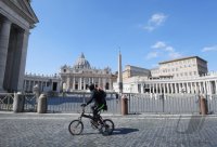 Coronakrise: Petersplatz in Rom