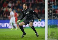 Fussball International WM Quali 2014:  Torwart Samir Handanovic (Slowenien)