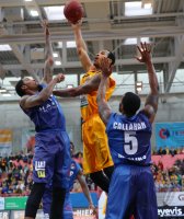 Basketball 1. Bundesliga 15/16 Hauptrunde: Walter Tigers Tuebingen - Crailsheim Merlins