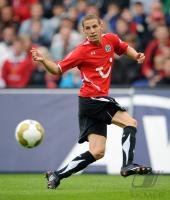 Fussball 1. Bundesliga, Hannover: SCHLAUDRAFF am Ball