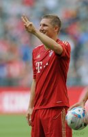 Fussball 1. Bundesliga 2011/2012:  Bastian Schweinsteiger (FC Bayern Muenchen)