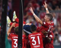 Fussball Abschiedsspiel Bastian Schweinsteiger; FC Bayern Muenchen - Chicago Fire