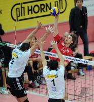 Volleyball 1. Bundesliga  08/09  ENBW TV Rottenburg  1-3  VfB Friedrichshafen