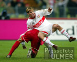 Fussball 1. Bundesliga Bayern-Stuttgart, Zweikampf