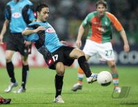 Fussball CL: Udinese, DI MICHELE Einzelaktion am Ball