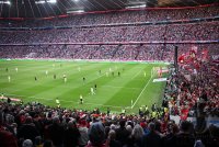 Fussball 1. Bundesliga 24/25: FC Bayern Muenchen feiert die 34. Deutschen Meisterschaft