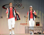 Praesentation der Olympia-Kleidung in Duesseldorf