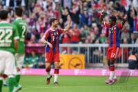 Fussball 1. Bundesliga Saison 14/15: JUBEL FC Bayern Muenchen