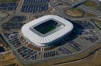 FUSSBALL  Luftbild  Stadion  Sinsheim