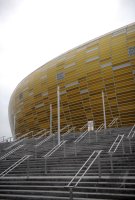 Fussball International EM 2012 : Uebersicht der PGE Arena , EM Stadion von Danzig