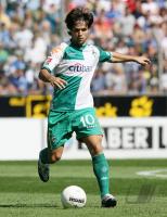 Fussball 1. Bundesliga: Werder, DIEGO Einzelaktion