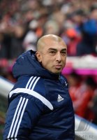 Fussball 1. Bundesliga Saison 14/15: Trainer Roberto Di Matteo (FC Schalke 04)