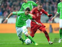 Fussball 1. Bundesliga, Saison 2011/2012:  FC Bayern Muenchen - VfL Wolfsburg