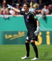 FUSSBALL, DFB Pokal 1. Hauptrunde:  Torwart Frank Lehmann (1 FC Heidenheim 1846)