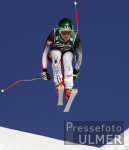 Super-Kombination Wengen Herren Fritz Strobl (AUT) am Hundschopf-Sprung