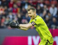 Fussball 1. Bundesliga 22/23: Torwart Lukas Hradecky (Bayer 04 Leverkusen)