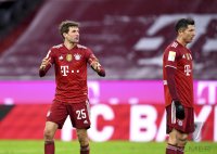 Fussball 1. Bundesliga Saison 21/22: FC Bayern Muenchen - Borussia Moenchengladbach