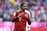 Fussball 1. Bundesliga Saison 21/22: FC Bayern Muenchen - Bayer 04 Leverkusen