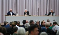 Streitgespraech OB Boris Palmer und AfD Landesvorsitzender Markus Frohnmaier in Tuebingen